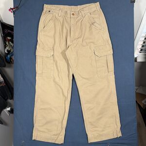 Carhartt FR Flame Resistant Cargo Pants Khaki Mens 36x30 FRB240 GKH CAT 2 Work